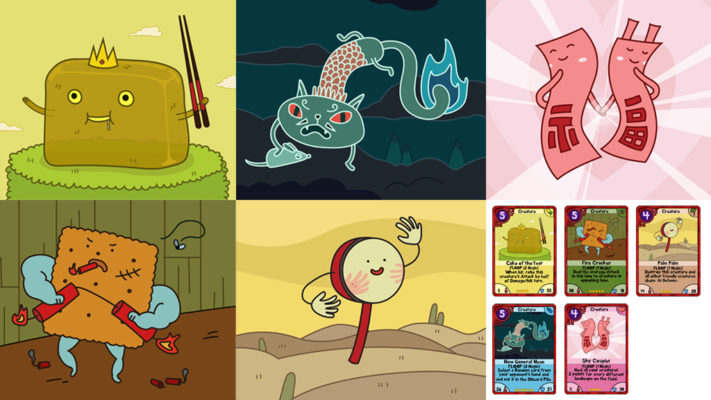 探險活寶 Adventure Time 的卡面設計比賽得獎作品